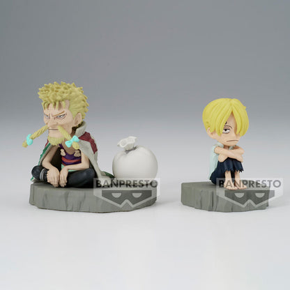 Figura Sanji & Zeff World Collectable Stories One Piece 6Cm