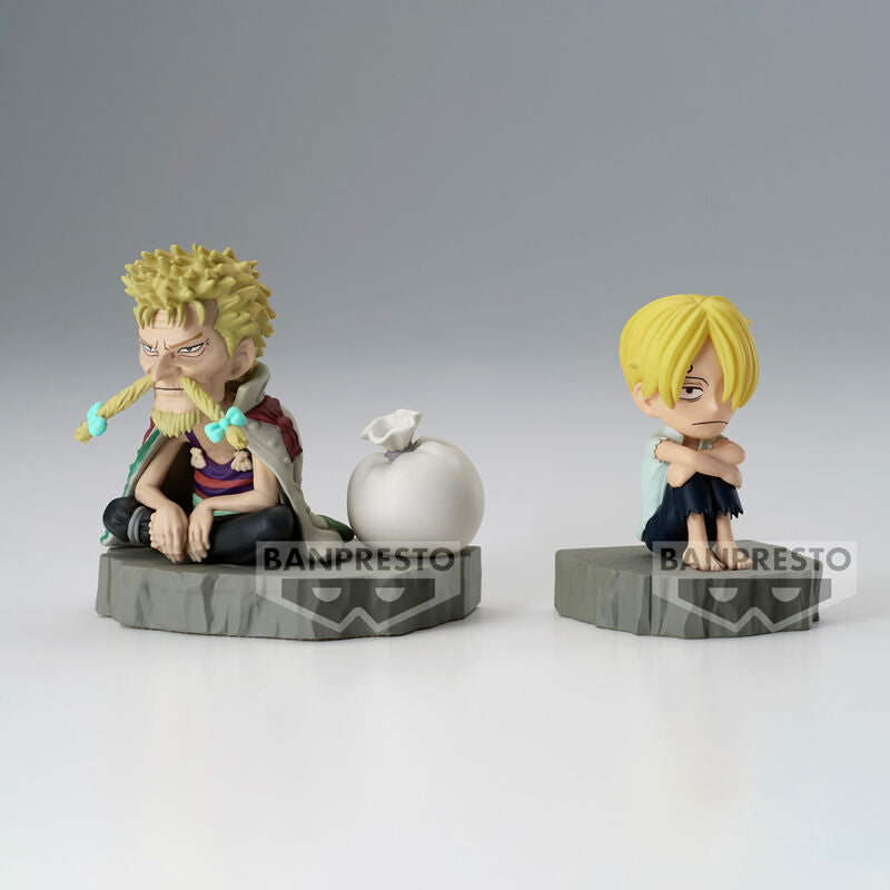 Figura Sanji & Zeff World Collectable Stories One Piece 6Cm