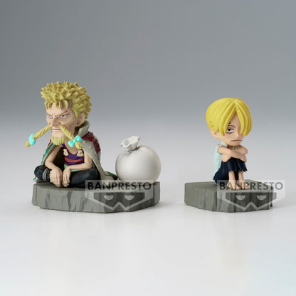 Figura Sanji & Zeff World Collectable Stories One Piece 6Cm