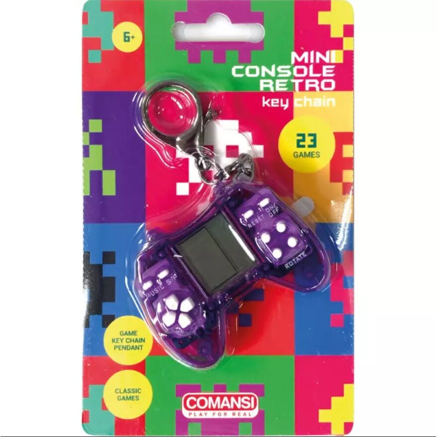 Llavero mini consola retro surtido