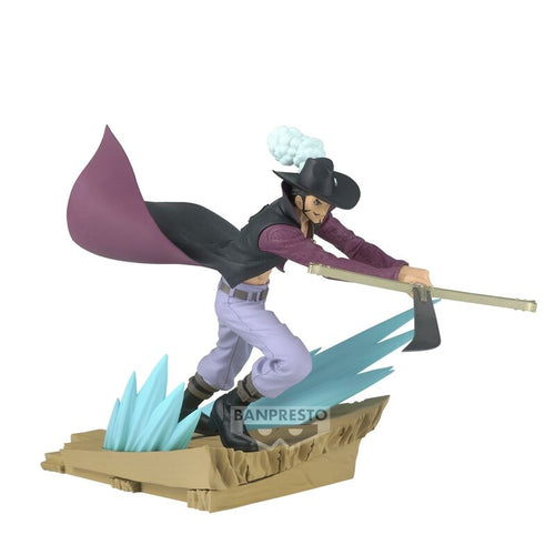 Figura Dracule Mihawk Senkozekkei One Piece 12Cm   BANPRESTO