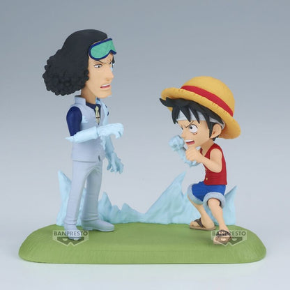 Figura Monkey D. Luffy vs Kuzan World Collectable Figure Log Stories One Piece 9Cm