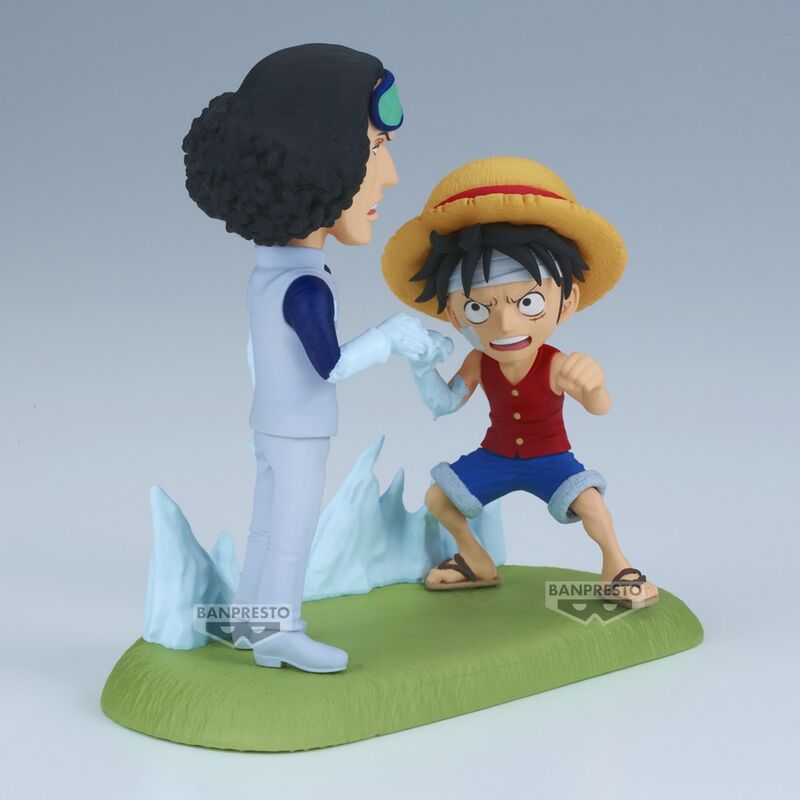 Figura Monkey D. Luffy vs Kuzan World Collectable Figure Log Stories One Piece 9Cm