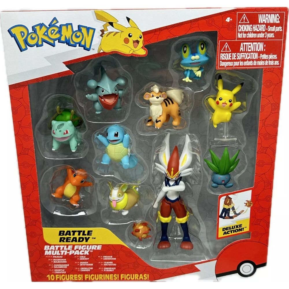 Blister 10 Figuras Battle Ready Pokemon
