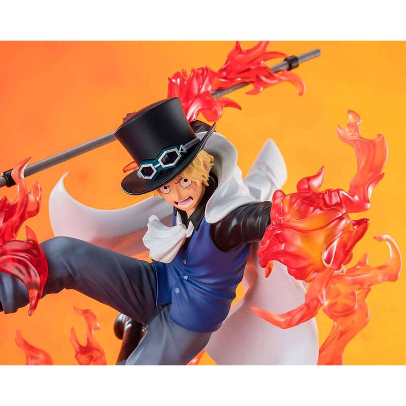 Figura Figuarts Zero Extra Battle Sabo Fire Fits Rook Check One Piece 19Cm