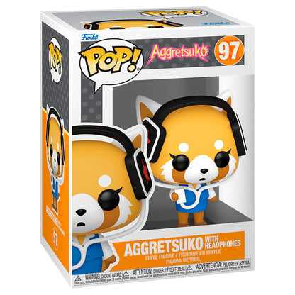Figura POP Aggretsuko - Aggretsuko With Headphones