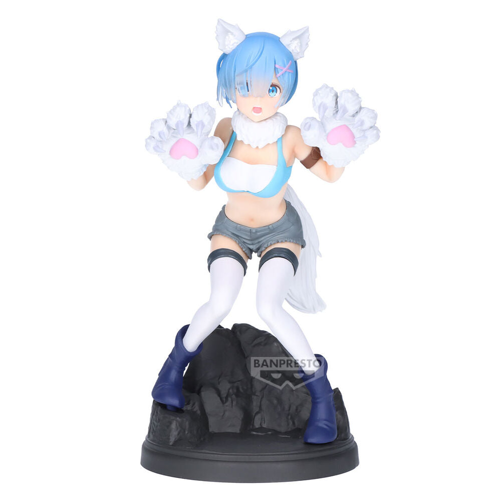 Figura Rem Monsters Motions Re:Zero Starting Life in Another World 22Cm