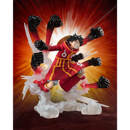 Figura Figuarts Zero Monkey D Luffy Gum Gum Hawk Gatling Extra Battle One Piece 18cm