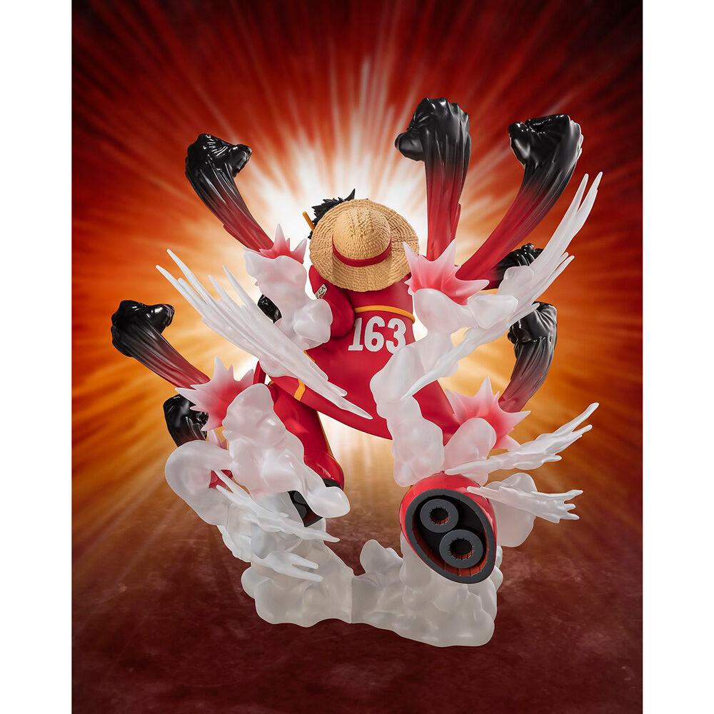Figura S.H. Figuarts Zero Monkey D Luffy Gum Gum Hawk Gatling Extra Battle One Piece 18Cm
