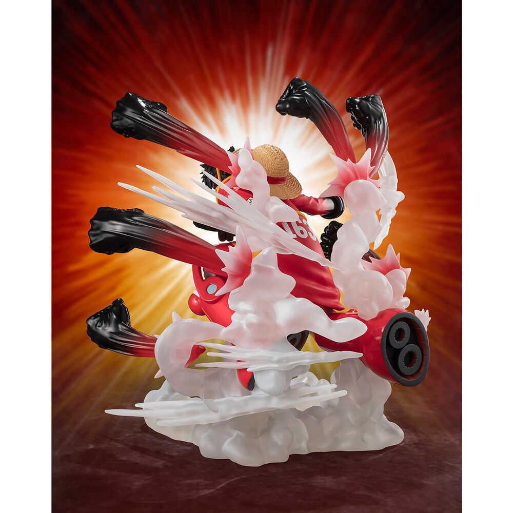Figura Figuarts Zero Monkey D Luffy Gum Gum Hawk Gatling Extra Battle One Piece 18cm