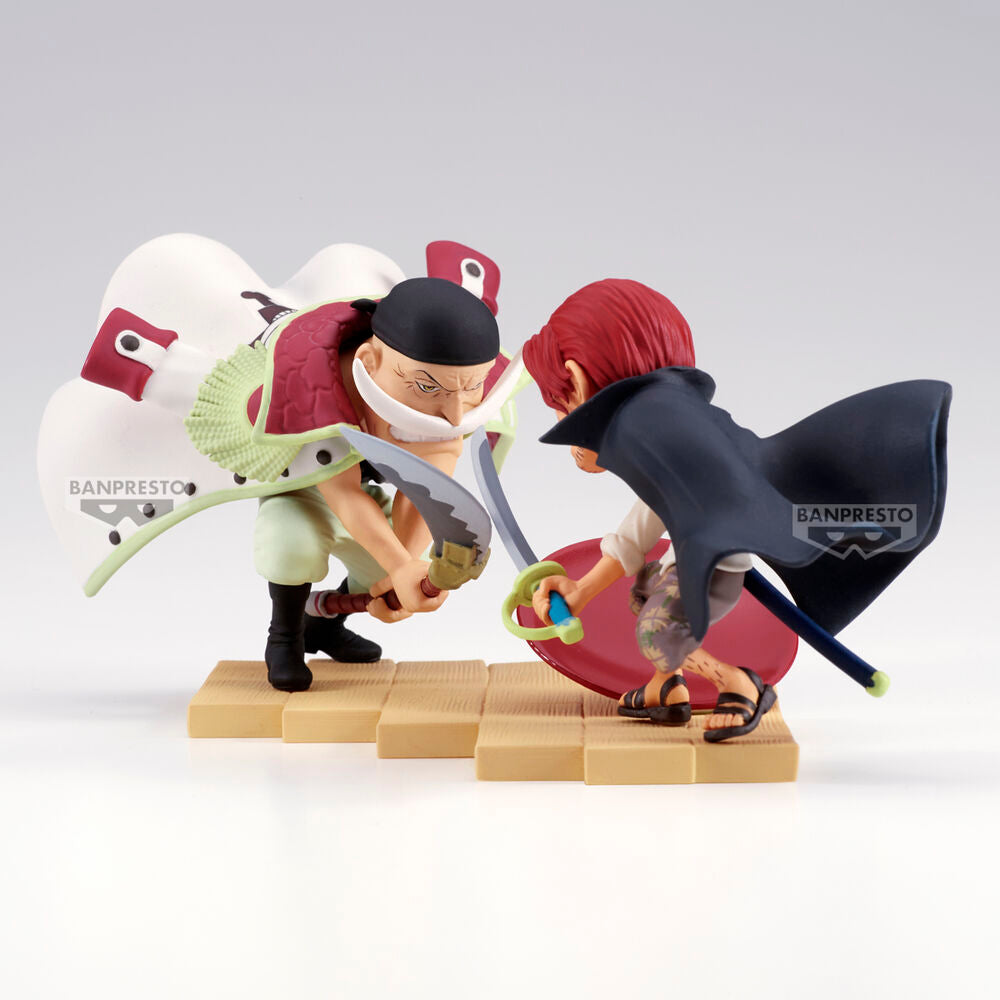 Figura Edward Newgate Vs. Shanks World Collectable Log Stories One Piece 13Cm