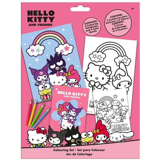 Set colorear Hello Kitty and Friends