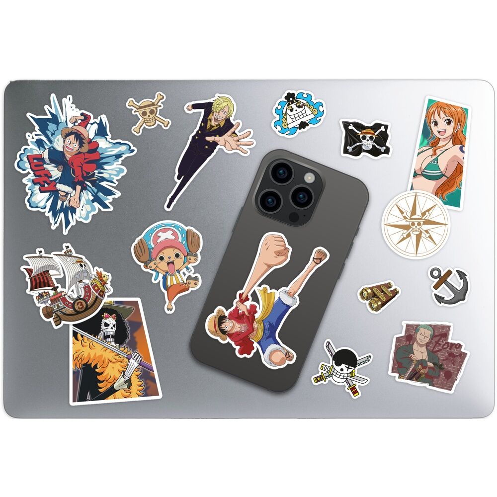 Set pegatinas removibles One Piece