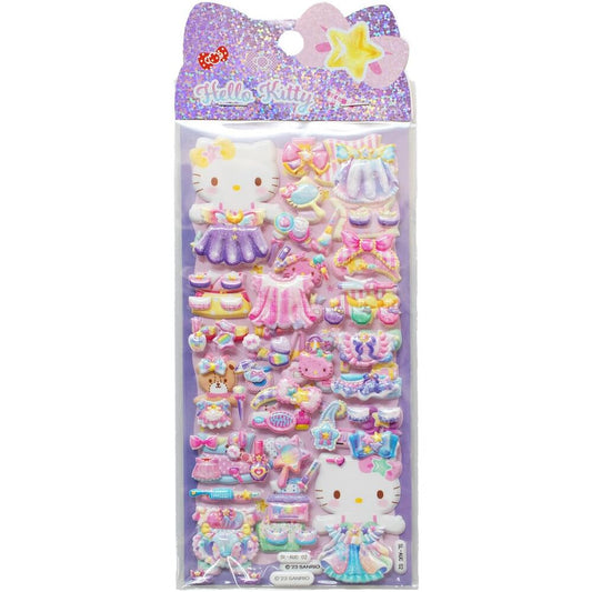 Pegatinas relieve Hello Kitty surtido