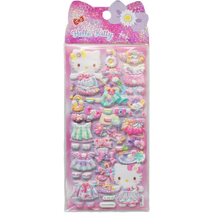 Pegatinas relieve Hello Kitty surtido