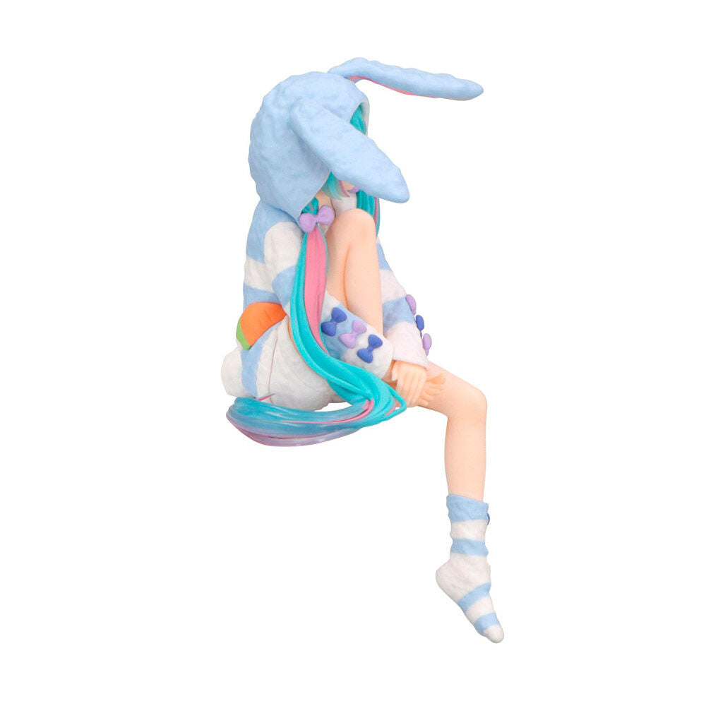 Figura Noodle Stopper Hatsune Miku Rabbit Ear Hood Pajama Hatsune Miku 14Cm