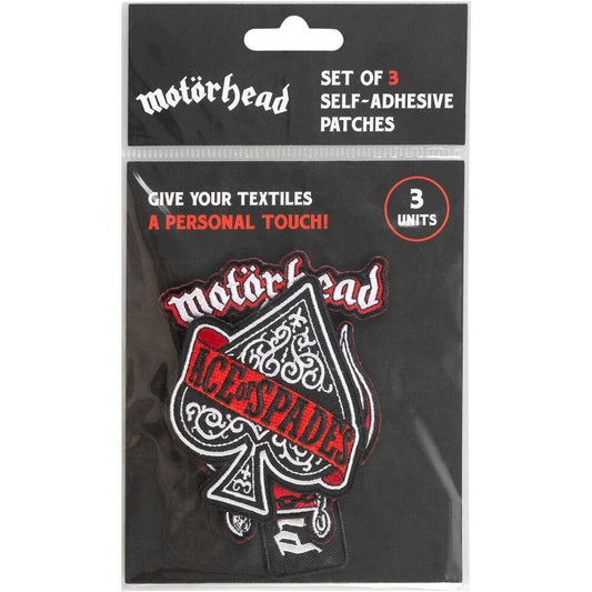 Set 3 parches Motorhead