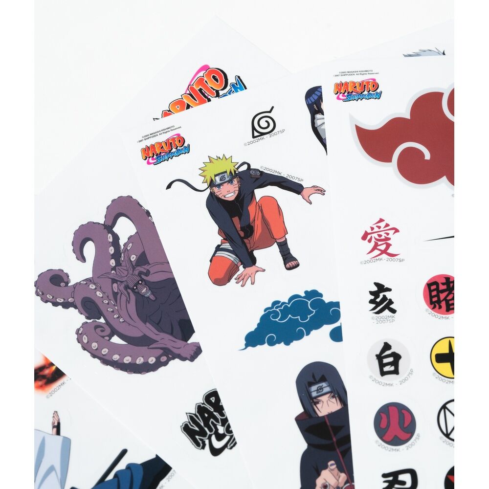 Set pegatinas reutilizables Naruto Shippuden