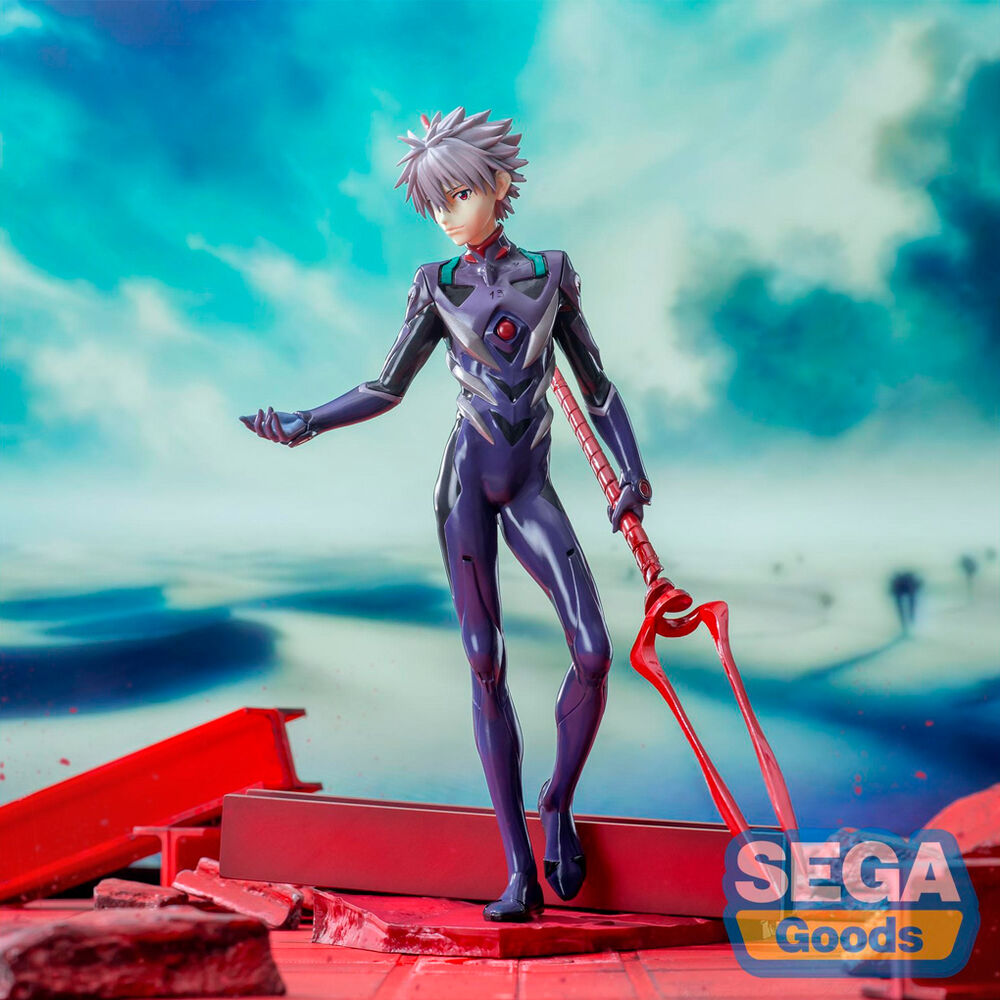 Figura Kaworu Nagisa X Spear of Longinus Luminasta Evangelion 3.0 + 1.0 Thrice Upon a Time 21Cm