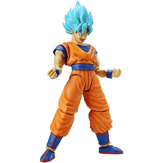 Figura Son Goku Super Saiyan God Saiyan Dragon Ball 14Cm