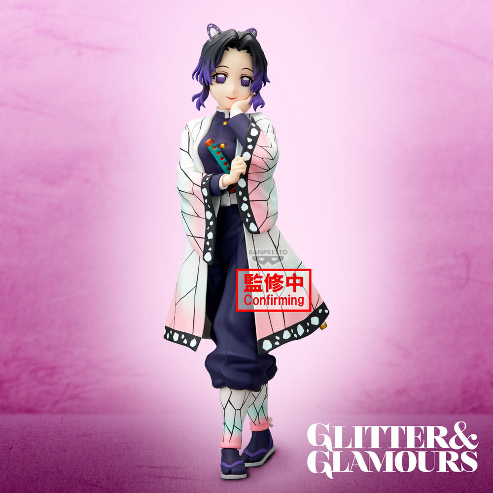 Figura Shinobu Kocho Glitter & Glamorous Demon Slayer Kimetsu no Yaiba 22Cm