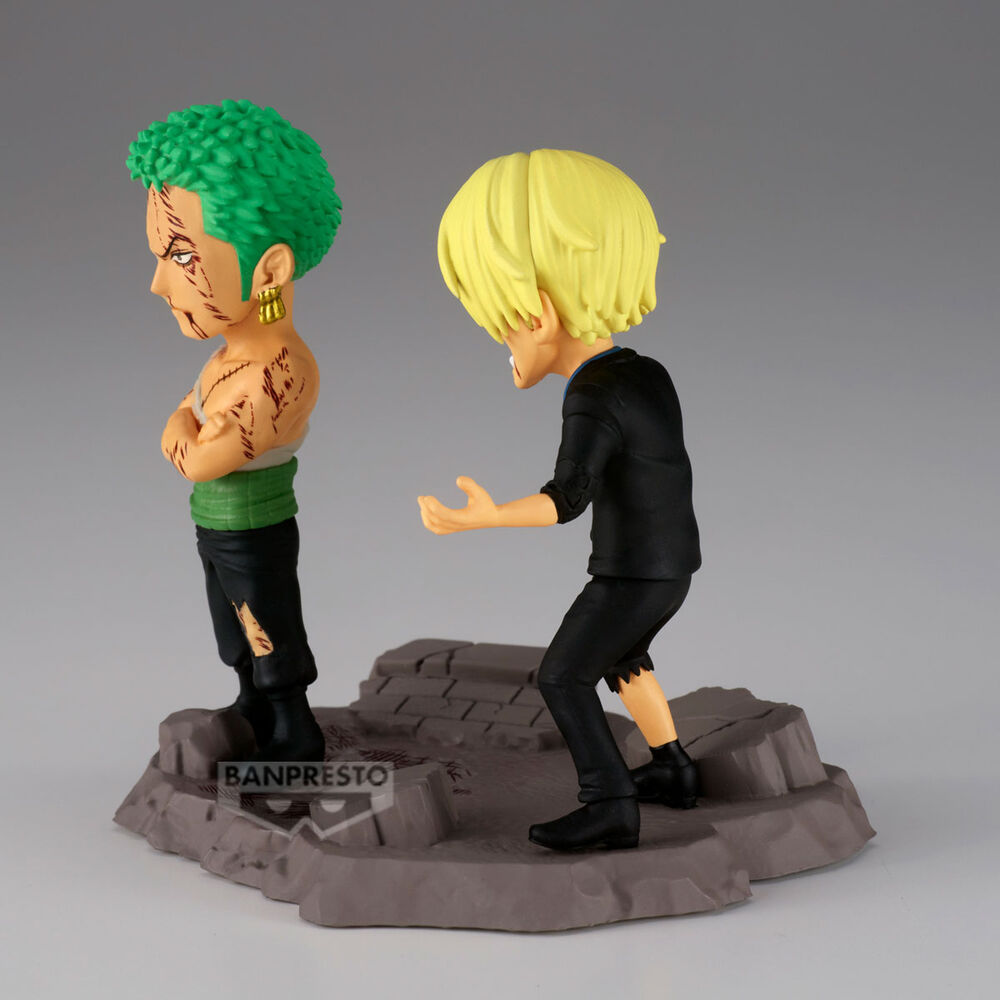 Figura Roronoa Zoro & Sanji One Piece 8Cm