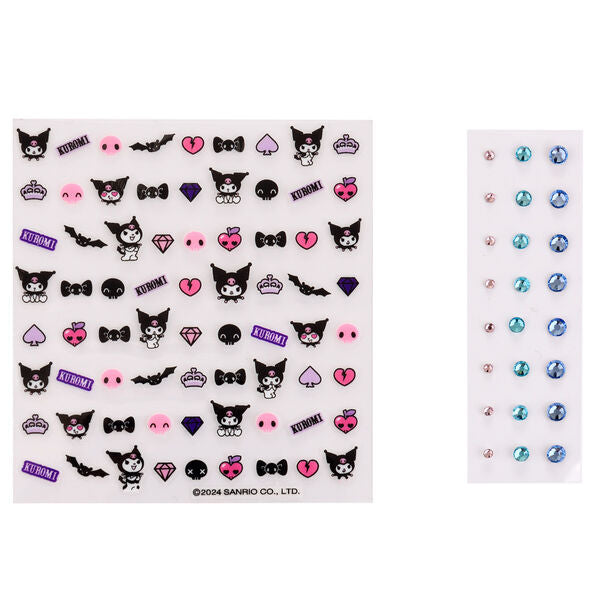 Blister Pegatinas Corporales Kuromi Hello Kitty