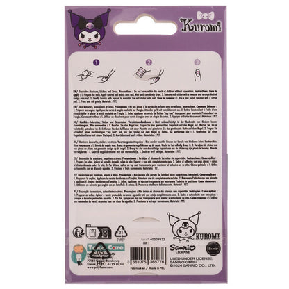 Blister Pegatinas Corporales Kuromi Hello Kitty
