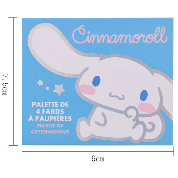 Paleta 4 Colores Cinnamoroll Hello Kitty