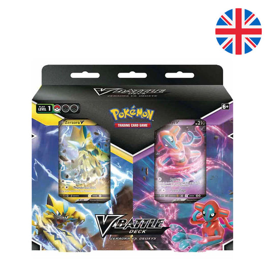 V Battle Deck juego cartas coleccionables Deoxys vs Zeraora Pokemon ingles   POKEMON JUEGO DE CARTAS