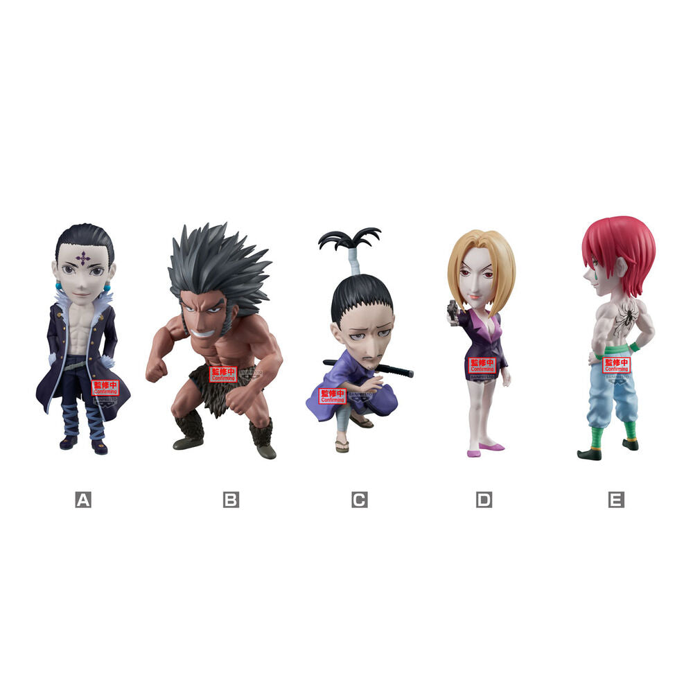 Figura world Collectable The Phantom Troupe Hunter x Hunter 9cm ALEATORIA   BANPRESTO