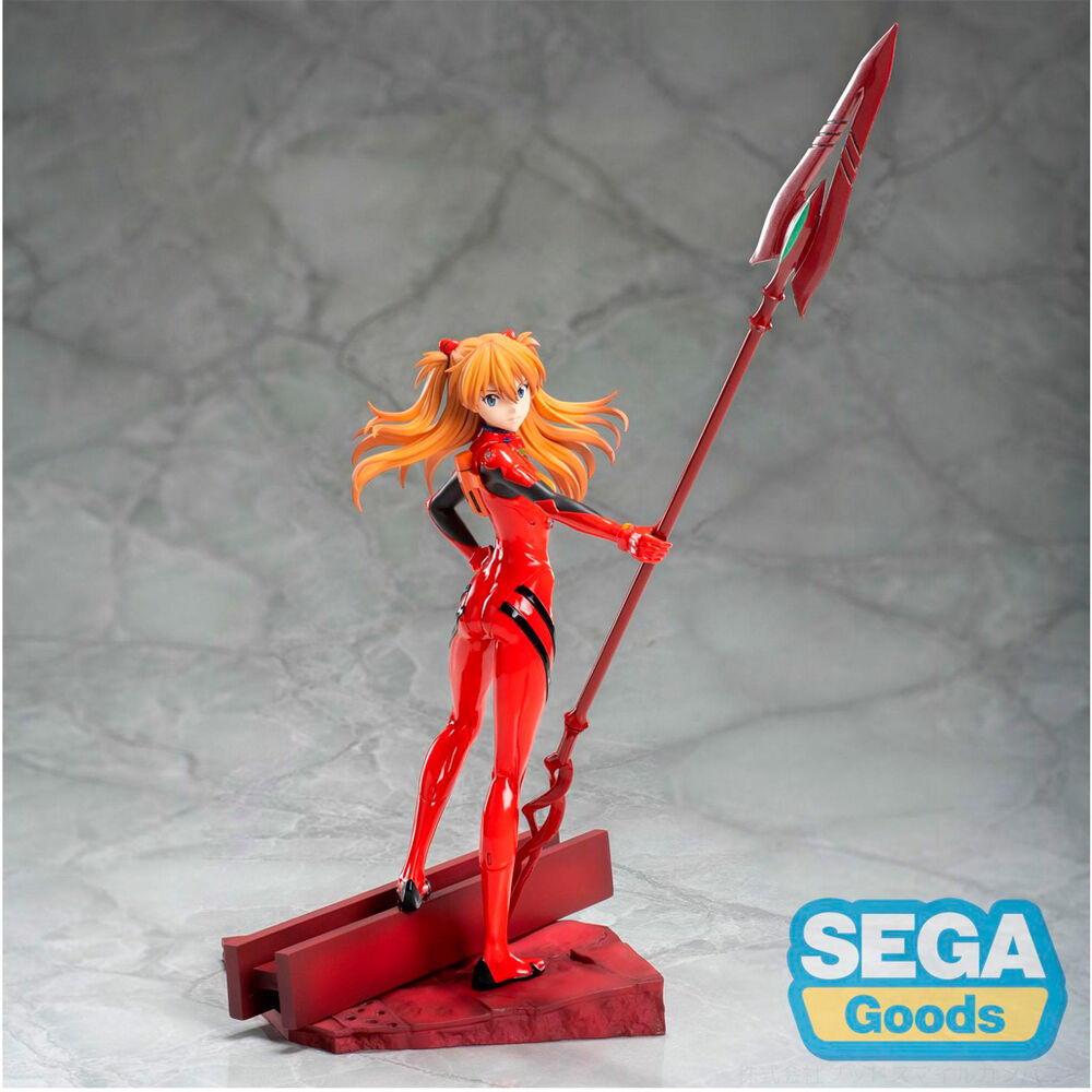 Figura Asuka Shikinami Langley Spear of Cassius Luminasta Evangelion 3.0 + 1.0 Thrice Upon a Time 20Cm