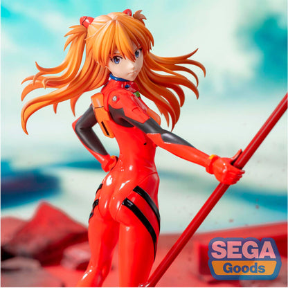 Figura Asuka Shikinami Langley Spear of Cassius Luminasta Evangelion 3.0 + 1.0 Thrice Upon a Time 20Cm