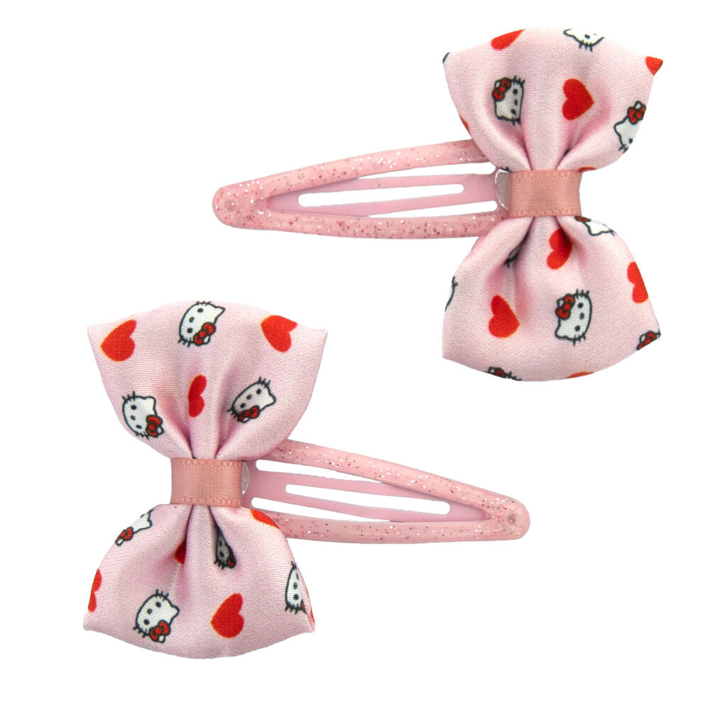 Blister 2 Horquillas con Lazo Hello Kitty