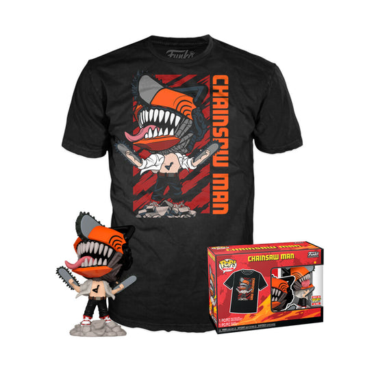 Set figura POP; Tee Leaping Chainsaw Man