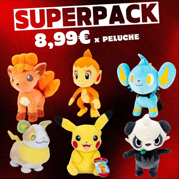 Pack oferta Peluches Pokemon