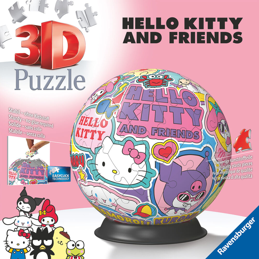 Puzzle 3D Hello Kitty 72pzs
