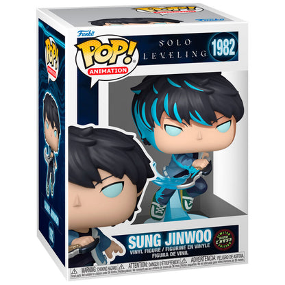 Figura POP Solo Leveling Sung Jinwoo + Chase