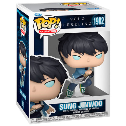 Figura POP Solo Leveling Sung Jinwoo + Chase