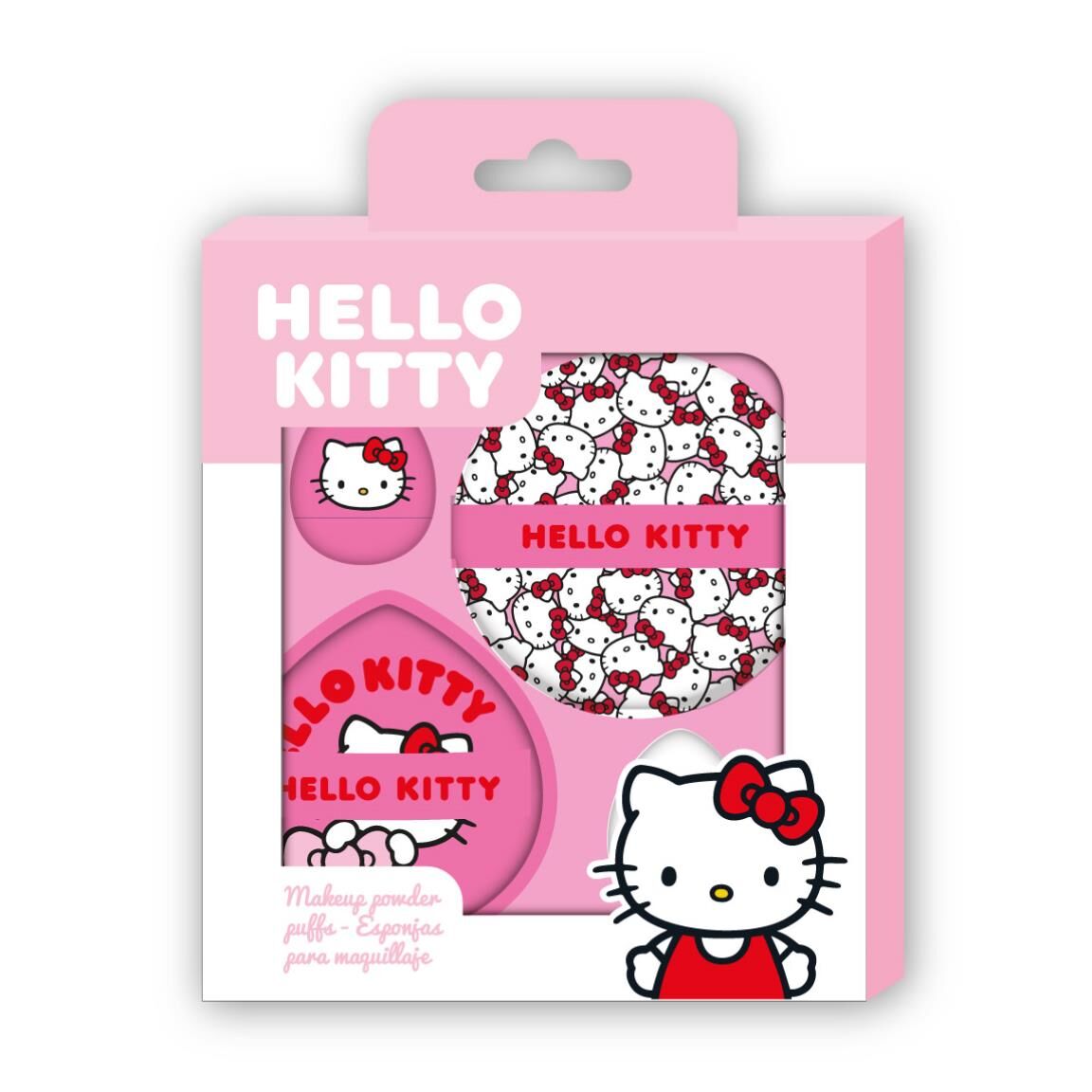 Blister Esponjas maquillaje Hello Kitty