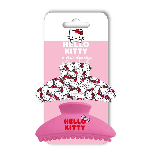 Blister 2 pinzas de pelo Hello Kitty