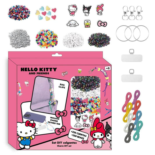 Set bisuteria Bag Clip Hello Kitty and Friends