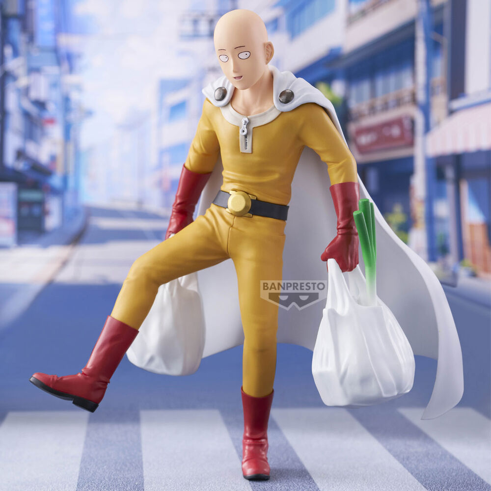 Figura Saitama One Punch Life One Punch Man 20Cm