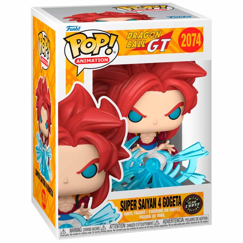 Figura POP Dragon Ball GT Super Saiyan 4 Gogeta +  Chase
