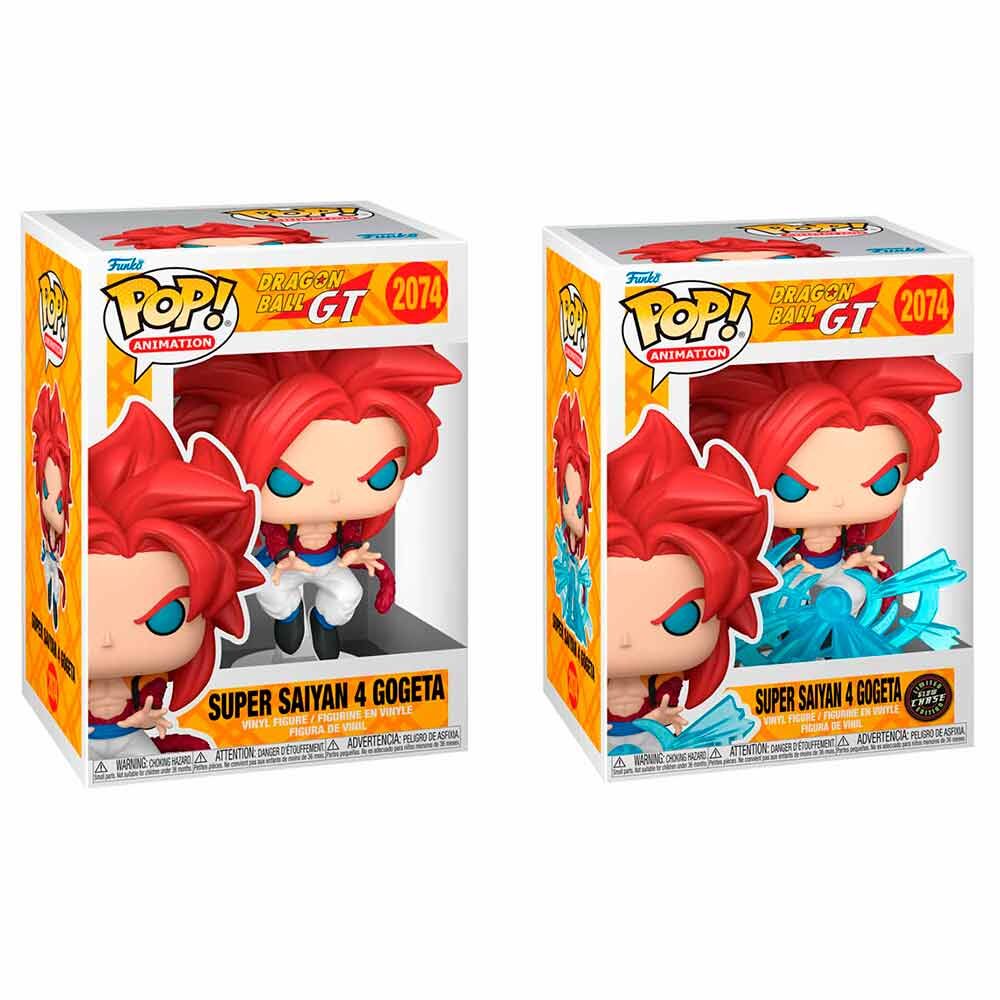 Figura POP Dragon Ball GT Super Saiyan 4 Gogeta +  Chase