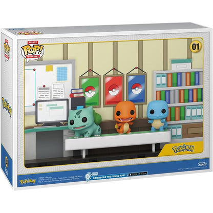 Figura POP Moments Deluxe Pokemon 1996 Bulbasaur Charmander Squirtle