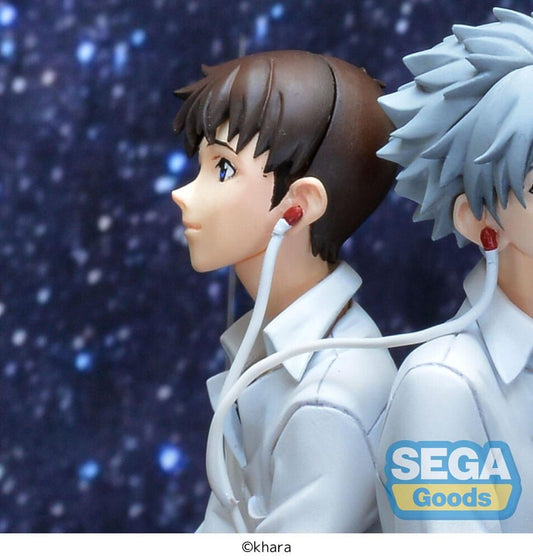 Figura Shinji &#38; Kaworu Luminasta Shinji Version Rebuild of Evangelion 17cm