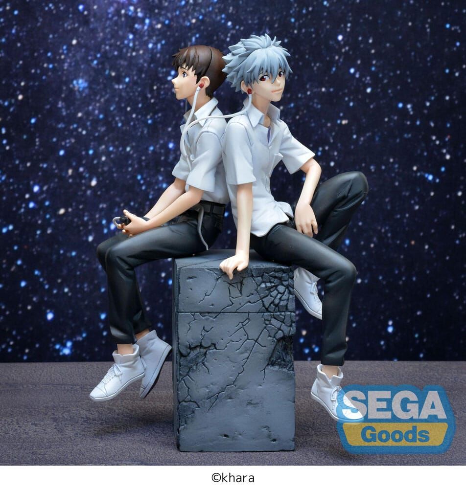 Figura Shinji & Kaworu Luminasta Shinji Version Rebuild of Evangelion 17Cm