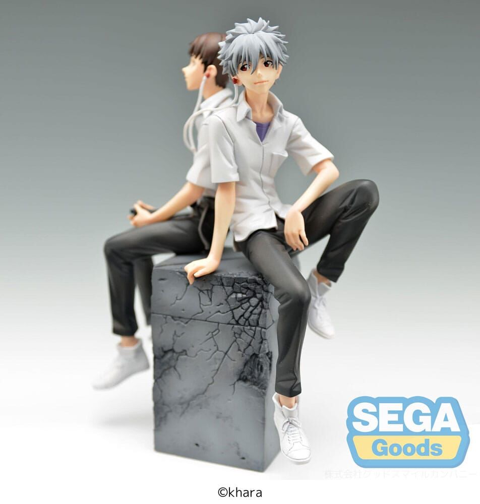 Figura Shinji & Kaworu Luminasta Kaworu Version Rebuild of Evangelion 17Cm