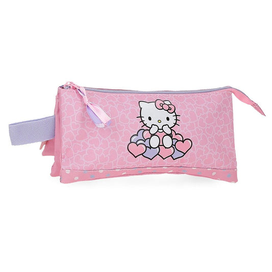 Portatodo Hearts & Dots Hello Kitty triple